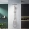 Kibi Cube Pressure Balanced 2-Function Shower Column with Rough In Valve - Brushed Nickel KSC404BN - alternate 5
